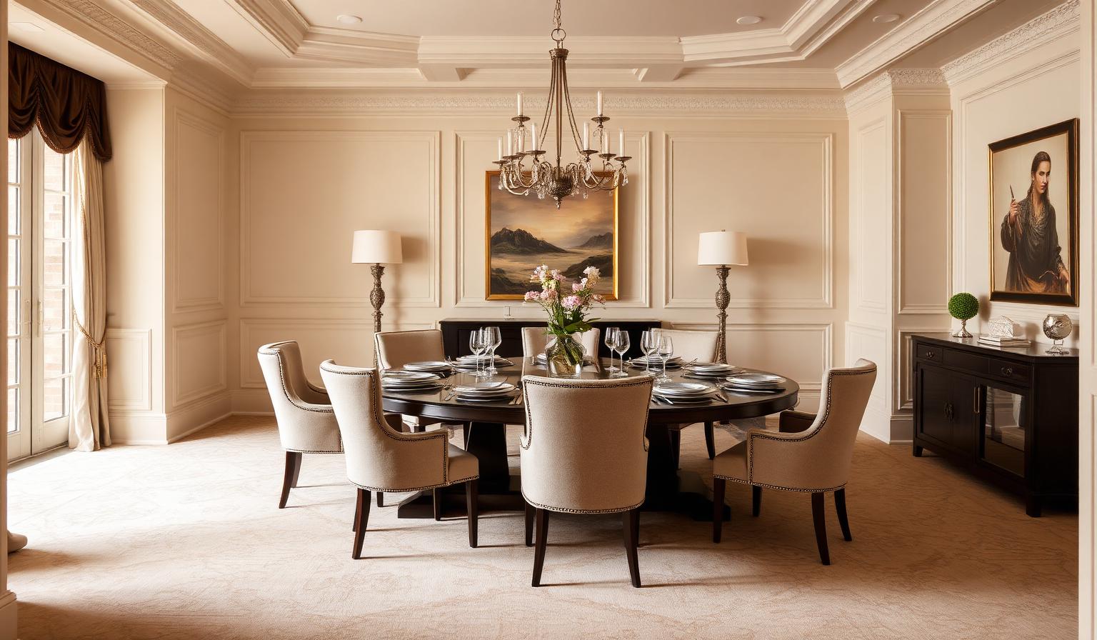 Elegant Chicago dining room